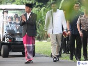 Presiden Joko Widodo Laksanakan Salat Idulfitri di Kebun Raya Bogor LIPI